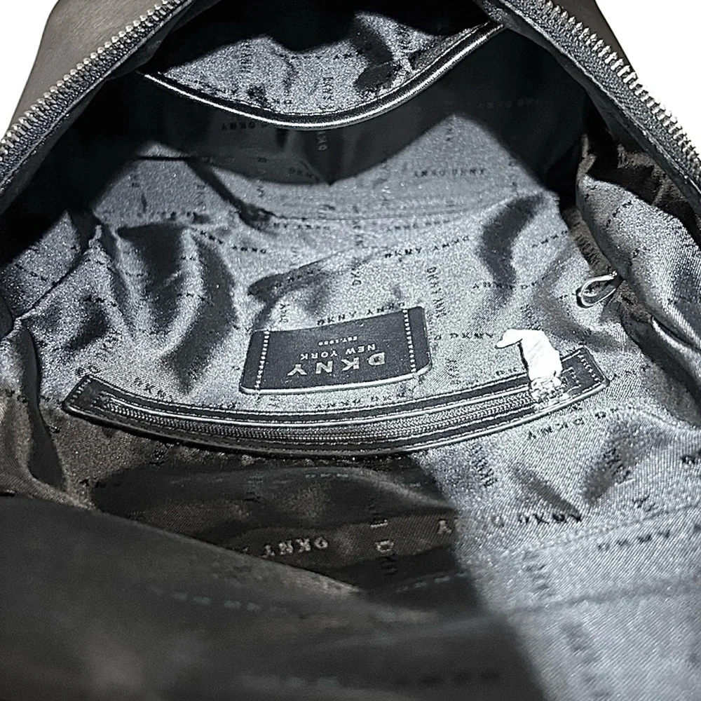 DKNY Black BRYANT Backpack. NEW - Picture 10 of 12